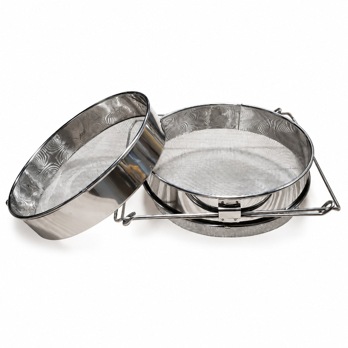 Stainless Steel Double Sieve Honey Strainer